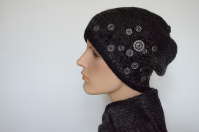 Шапка Vizio 4760 и шарф комплект черный