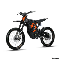 Электромотоцикл WHITE SIBERIA SUR-RON X Light bee 6000W черный