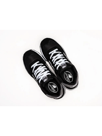 New Balance 574 Black Reflective с мехом женские