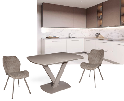 FAUST латте/ стекло капучино 120(+40)x80