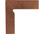 Плинтус двухэлементный лестничный левый Taurus Brown 30x30 (2x30x8,1)