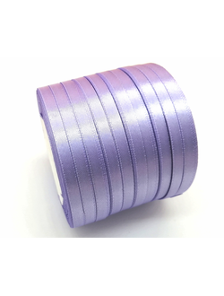Лента атласная 6 мм, цвет сиреневый арт. 90