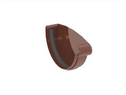 GIZA ЗАГЛУШКА ЖЕЛОБА ПРАВАЯ 120 ММ, ЦВЕТ КОРИЧНЕВЫЙ