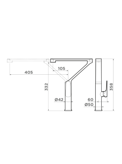 Смеситель OMOIKIRI TARA