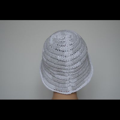 Шляпка Vizio 1245 P белая летняя