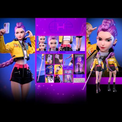 ПРЕДЗАКАЗ - Руми ("Кейпоп-охотницы на демонов") - Коллекционная ФИГУРКА 1/6 Rumi  KPop Demon Hunters (TMS176) - Hot Toys ?ЦЕНА: 33500 РУБ.?