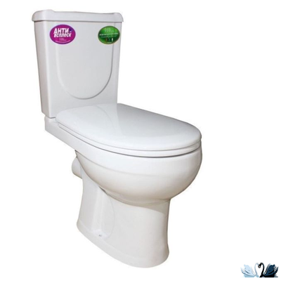 Унитаз с бачком Оскольская керамика Ирида, белый, Стандарт (сиденье арматура УКЛАД)