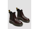 Dr Martens ботинки LEONORE бордовые мужские зимние