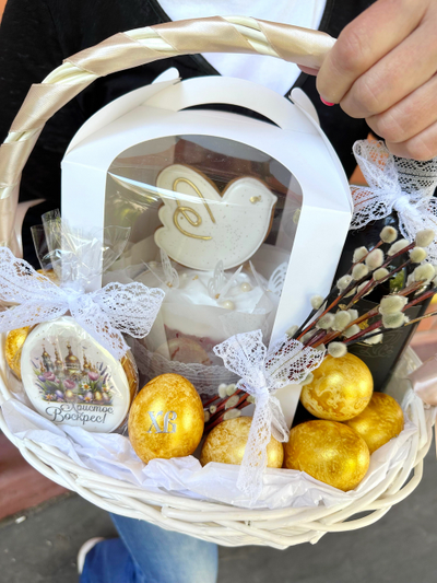 Корзина пасхальная "Фаберже"