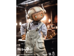 Робот-бариста Мински - Коллекционная ФИГУРКА 1/6 scale ClumsyBot series #3 Barista Minski (GHT005) - Whycat & GEARHEADTOYS