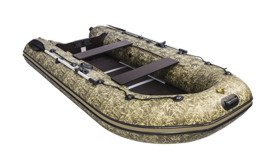 Моторная лодка Ривьера 3400 СК Компакт камуфляж камыш