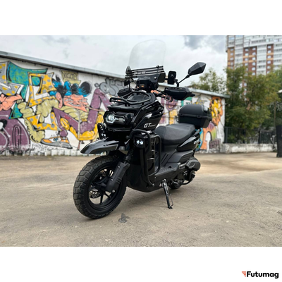 Скутер бензиновый GT TANK 02 черный