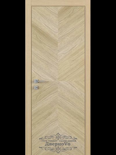 PORTE RICHI (Беларусь). ПРАКТИКА, К34-03, СТРОГАННЫЙ ШПОН ДУБА (БРАШ КОЛОР) ТОН 12. ПОЛОТНО ГЛУХОЕ.