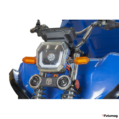 Грузовой электротрицикл Rutrike D5 1700 темно-синий