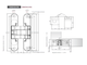 Скрытые петли MORELLI с 3-D регулировкой HH-16 PG Цвет - Золото