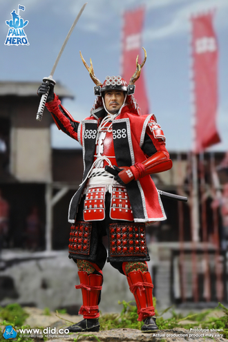 ПРЕДЗАКАЗ - Санада Юкимура - КОЛЛЕКЦИОННАЯ ФИГУРКА 1/12 Palm Hero Japan Samurai Series 2 – Sanada Yukimura (XJ80015) - DID ?ЦЕНА: 11500 РУБ.?