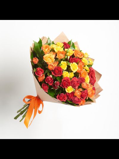 11 ярких кустовых роз