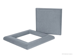 Комплект крышки и юбки ДПК POLIVAN GROUP SINGARAJA для столба 100*100 мм Серый