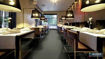 Ламинат Wineo Серая Тень Матовый LA069CM-1 в интерьере