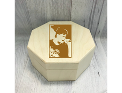 Шкатулка с гравировкой Сектор Газа, Юрий Хой №2