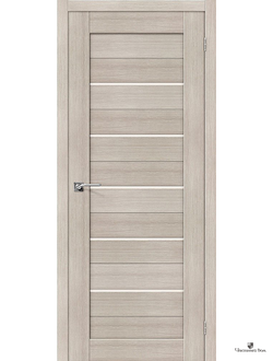 Дверь межкомнатная эко шпон Порта 22 капучино