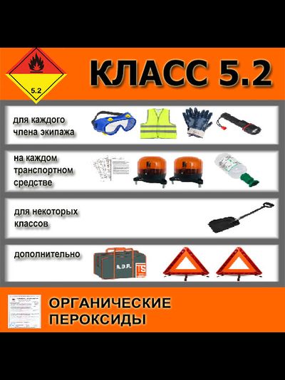КОМПЛЕКТ ADR КЛАСС 5.2