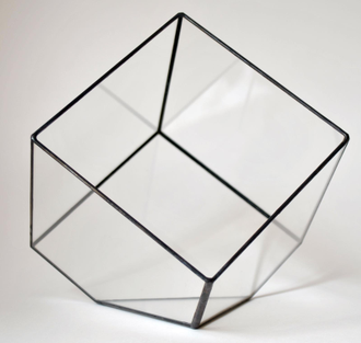 Флорариум "Куб", сделанный из комплекта готовых деталей