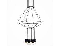 Vibia Wireflow Chandelier 0307 LED Suspension lam