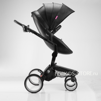 Коляска 2в1 Doux Bebe FinFin экокожа Красная