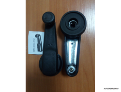 Ручка стеклоподъемника ВАЗ 2105 с металлическим основанием и шлицами