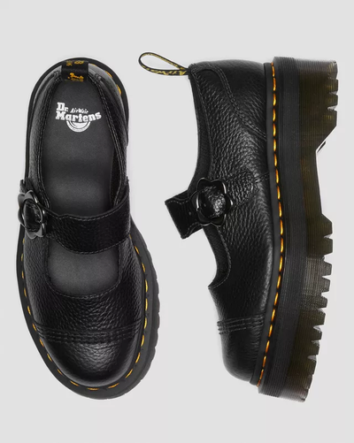 Dr Martens Addina Flower Buckle Leather Platform