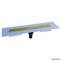 Желоб водосток AQUAZIA В1 Keramik 600 Горизонтальный выпуск (Бронза)