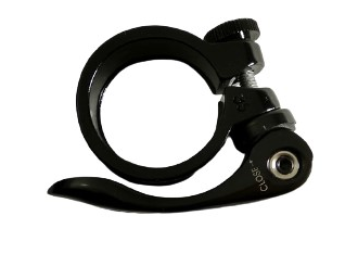 Хомут штыря подсед. UNO, 34.9 мм, эксц., черн.