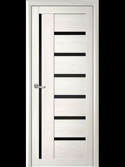 Межкомнатная дверь Мадрид с черными стеклами