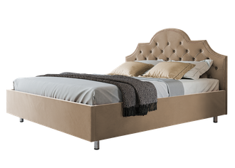 Кровать "Императрица" бежевого цвета