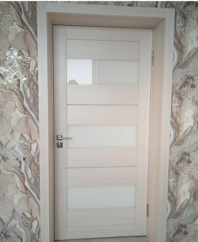 ТУЛЬСКИЕ ДВЕРИ. НЕАПОЛЬ 601. ДУБ ЖЕМЧУЖНЫЙ/ СТЕКЛО LACOBEL БЕЛЫЙ ЛАК