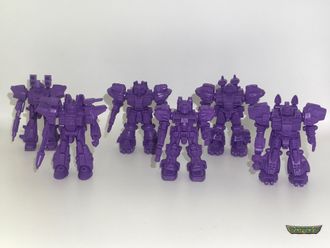 Астроиды Биг - 6 фигур - Фиолетовый 70мм