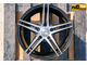 Комплект дисков R16 7,0J ET+35 5*114,3 Vossen VPS-302 Черный глянец с полированными лучами (G424)