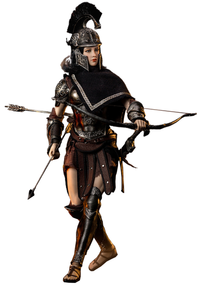 Спартанка-командир в черном - КОЛЛЕКЦИОННАЯ ФИГУРКА 1/6 scale Spartan Army Commander Black (PL2022-189B) - TBLeague