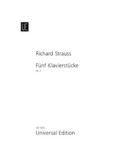 Strauss, Richard 5 Klavierst?cke op.3
