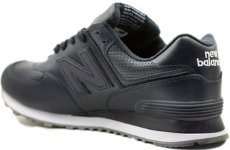 New Balance 574 Deep Blue Leather