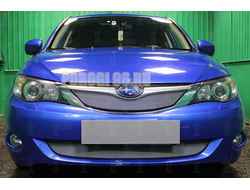 Защита радиатора Subaru Impreza III (2.0) 2007-2011 chrome верх