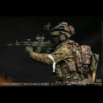 ПОВРЕЖДЕНА КОРОБКА - Спецназ СОБР - КОЛЛЕКЦИОННАЯ ФИГУРКА 1/6 RUSSIAN SPETSNAZ MVD SOBR IN KHERSON (78097) - DAMTOYS