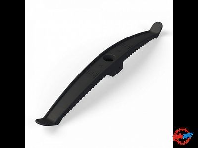 Держатель кабеля двусторонний черный Промрукав