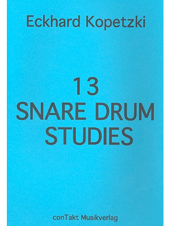 Kopetzki, Eckhard 13 Snare Drum Studies