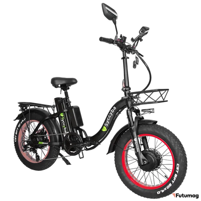 Электровелосипед Syccyba H2 DUAL красный