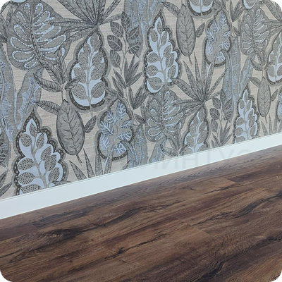 Плинтус ХДФ Dollken Cubu Flex Life 60мм Х 2,5 м 1013/5012 Белый