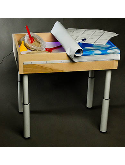 Игровой набор для экспериментов с песком "Песочница" (напольный, бук)