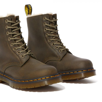 Ботинки Dr. Martens 1460 Serena зеленые женские