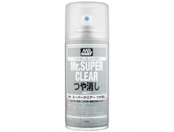 Mr. Hobby: Матовый лак спрей Mr. Super Clear Matt (170 мл.)